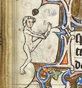 Morgan Library and Museum MS M.754 f.10v  St Omar 1320-29 - detail