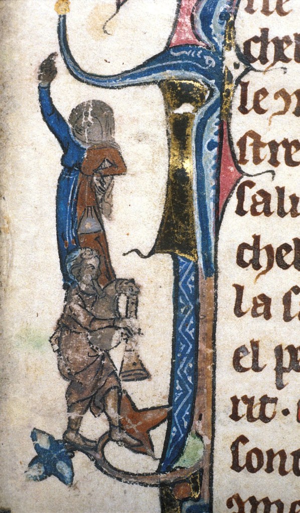 Lancelot Grail - Royal 14E III f.3 - detail