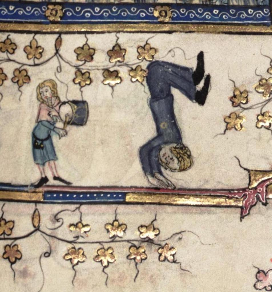 Bodleian Library MS. Bodl.264 f.90r - Romance of Alexander - Flemish 1388-44 - detail