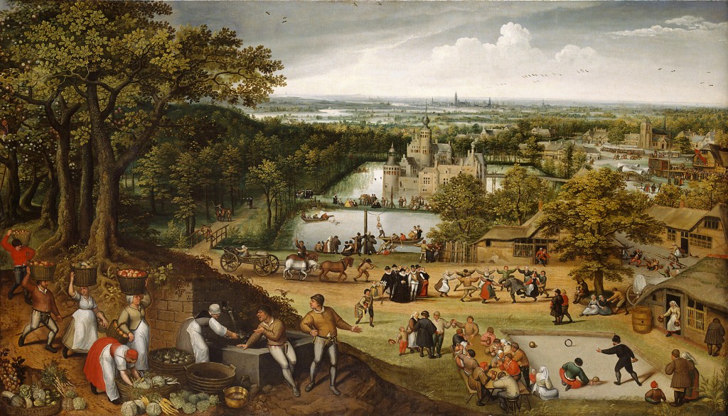 Lucas van Valckenborch – Dancers in a&nbsp;Landscape
